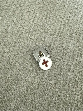Italian Charm: red cross